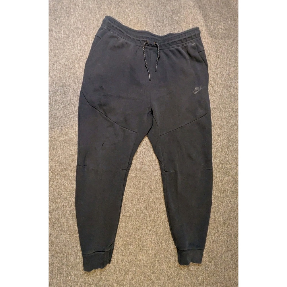 Nike Sportswear Tech Fleece Sweatpants Mens Size Large Gym Track Joggers Black